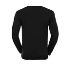 RUSSELL MEN'S V-NECK KNITTED PULLOVER