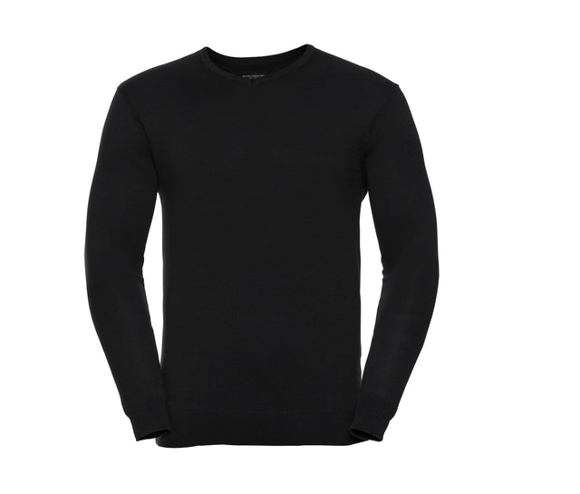 MEN'S V-NECK KNITTED PULLOVER