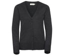 RUSSELL WOMEN'S V-NECK KNITTED CARDIGAN