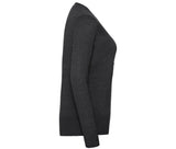 RUSSELL WOMEN'S V-NECK KNITTED CARDIGAN