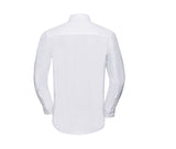 RUSSELL COLLECTION MEN'S LONG SLEEVE TAILORED OXFORD SHIRT