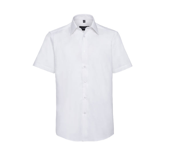 MEN'S SHORT SLEEVE TAILORED OXFORD SHIRT