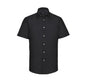 RUSSELL COLLECTION MEN'S SHORT SLEEVE TAILORED OXFORD SHIRT