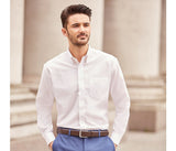 RUSSELL COLLECTION MEN'S LONG SLEEVE CLASSIC OXFORD SHIRT