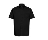 RUSSELL COLLECTION MEN'S SHORT SLEEVE CLASSIC OXFORD SHIRT