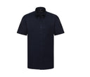 RUSSELL COLLECTION MEN'S SHORT SLEEVE CLASSIC OXFORD SHIRT