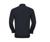 RUSSELL COLLECTION MEN'S LONG SLEEVE CLASSIC POLYCOTTON POPLIN SHIRT