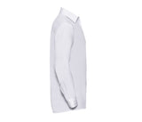 RUSSELL COLLECTION MEN'S LONG SLEEVE CLASSIC POLYCOTTON POPLIN SHIRT