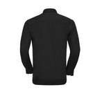 RUSSELL COLLECTION MEN'S LONG SLEEVE CLASSIC POLYCOTTON POPLIN SHIRT