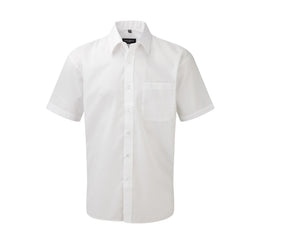 MEN'S SHORT SLEEVE CLASSIC POLYCOTTON POPLIN SHIRT