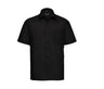 RUSSELL COLLECTION MEN'S SHORT SLEEVE CLASSIC POLYCOTTON POPLIN SHIRT