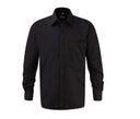 RUSSELL COLLECTION MEN'S LONG SLEEVE CLASSIC PURE COTTON POPLIN SHIRT