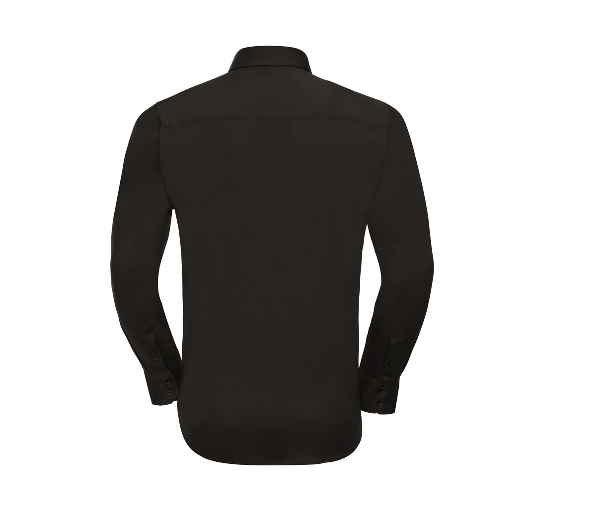 RUSSELL COLLECTION MEN'S LONG SLEEVE FITTED STRETCH SHIRT