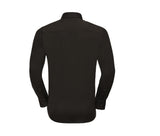 RUSSELL COLLECTION MEN'S LONG SLEEVE FITTED STRETCH SHIRT