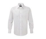 MEN'S LONG SLEEVE FITTED STRETCH SHIRT