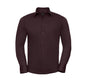 RUSSELL COLLECTION MEN'S LONG SLEEVE FITTED STRETCH SHIRT