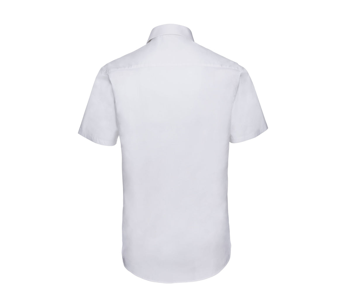 RUSSELL COLLECTION MEN'S SHORT SLEEVE FITTED STRETCH SHIRT