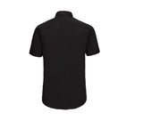 RUSSELL COLLECTION MEN'S SHORT SLEEVE FITTED STRETCH SHIRT