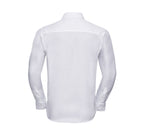 RUSSELL COLLECTION MEN'S LONG SLEEVE TAILORED ULTIMATE NON-IRON SHIRT