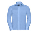 RUSSELL COLLECTION MEN'S LONG SLEEVE TAILORED ULTIMATE NON-IRON SHIRT