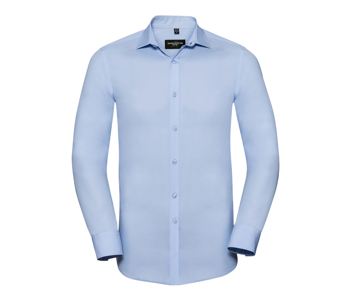 RUSSELL COLLECTION MEN'S LONG SLEEVE FITTED ULTIMATE STRETCH SHIRT