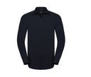 RUSSELL COLLECTION MEN'S LONG SLEEVE FITTED ULTIMATE STRETCH SHIRT