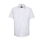 MEN'S SHORT SLEEVE TAILORED HERRINGBONE SHIRT