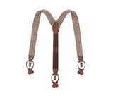 KARLOWSKY SUSPENDERS URBAN-HERRINGBONE