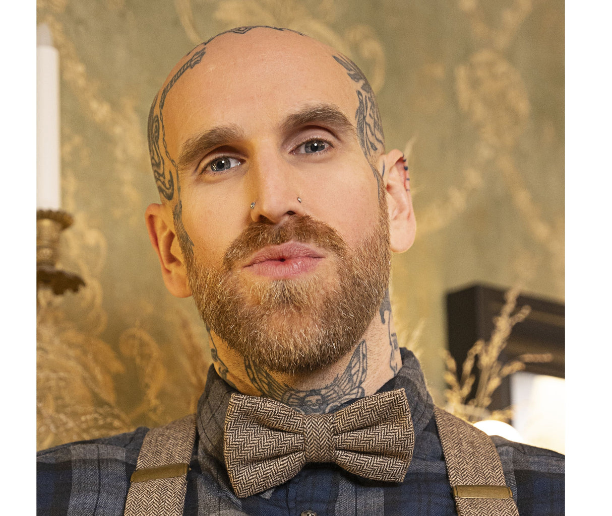 KARLOWSKY BOW TIE URBAN-HERRINGBONE