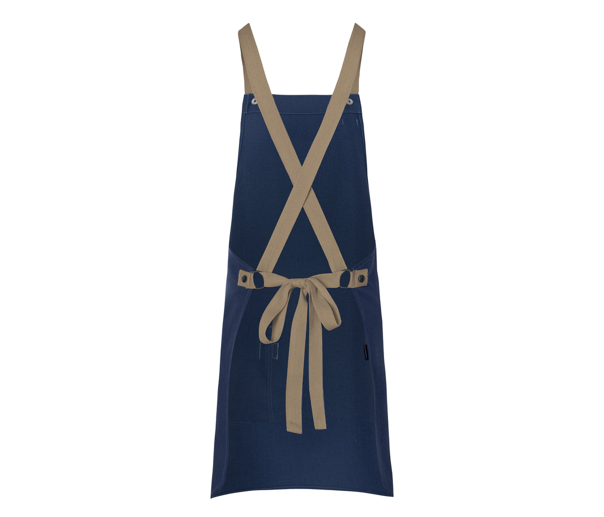 Bib Apron Urban Look with Cross Straps and Pocket