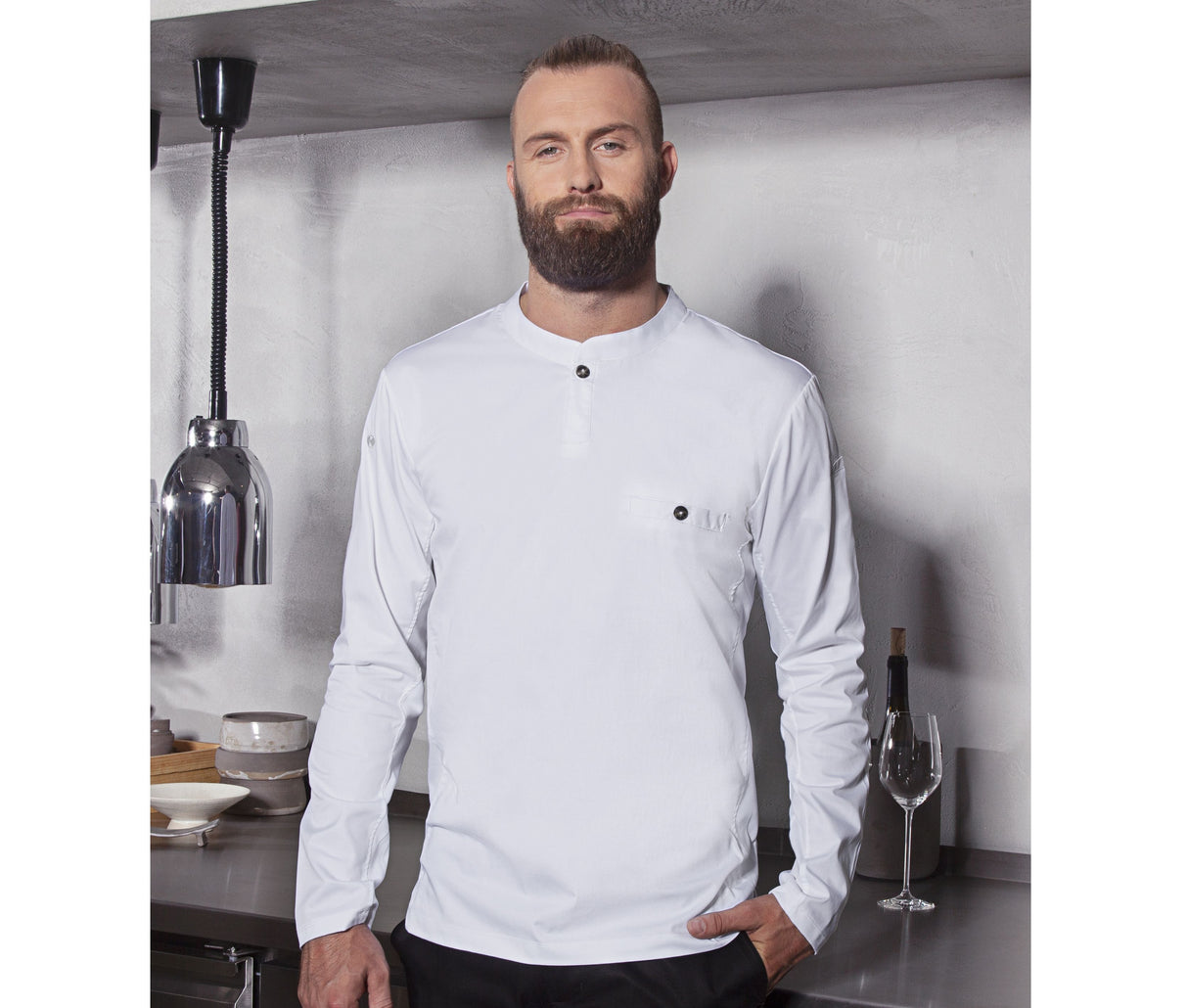 KARLOWSKY LONG-SLEEVE WORK SHIRT PERFORMANCE