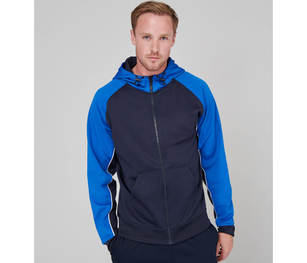 FINDEN HALES PANELLED SPORTS HOODIE