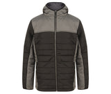 FINDEN HALES HOODED CONTRAST PUFFER JACKET