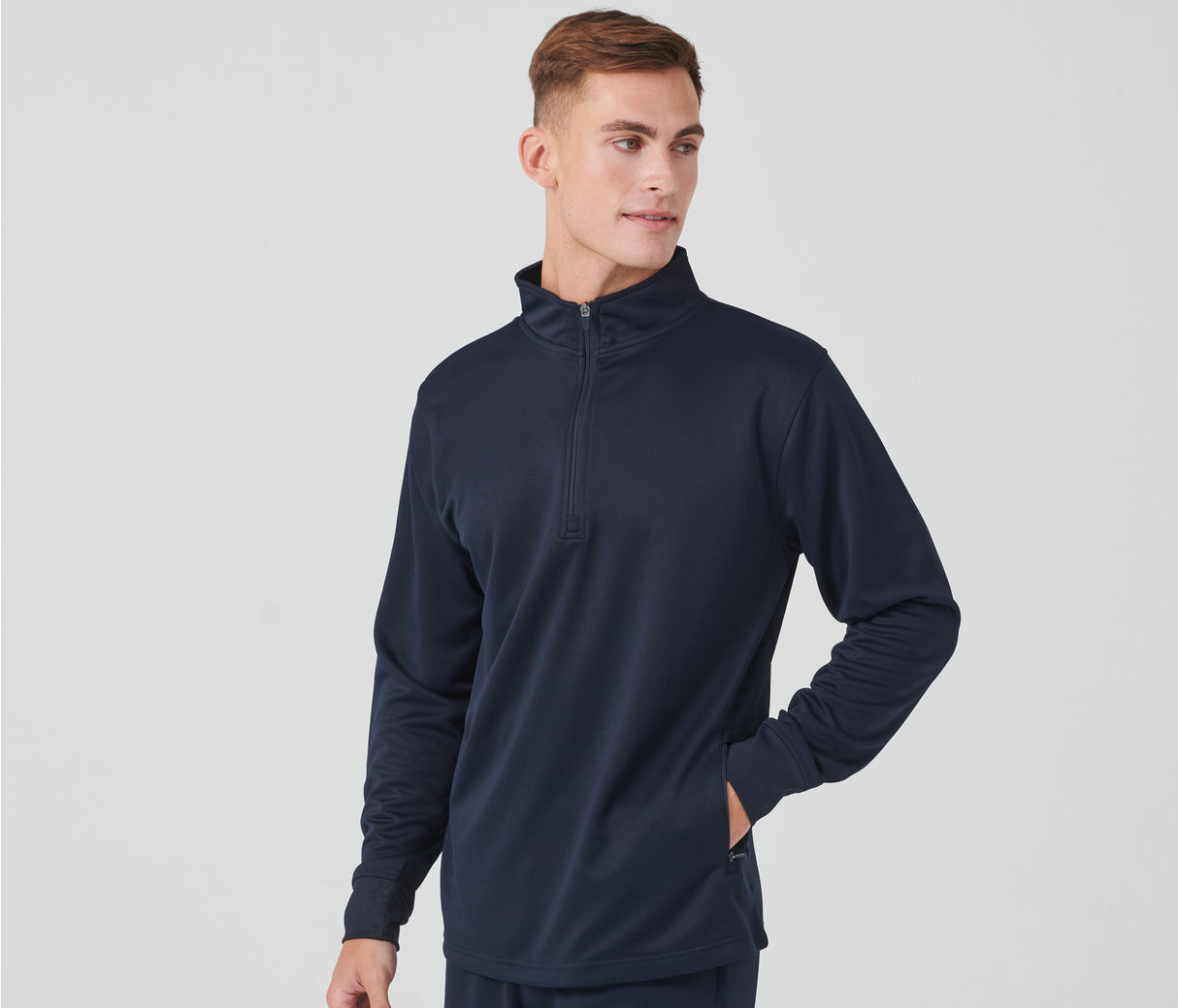 FINDEN HALES ADULTS' 1/4 ZIP TRACKSUIT TOP