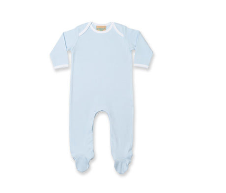 CONTRAST LONG SLEEVED SLEEP SUIT