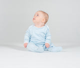 LARKWOOD CONTRAST LONG SLEEVED SLEEP SUIT