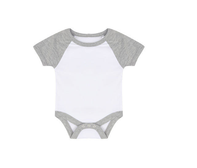 ESSENTIAL SHORT SLEEVED BASEBALL BODYSUIT