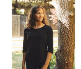 NEUTRAL LADIES THREE QUARTER SLEEVE T-SHIRT