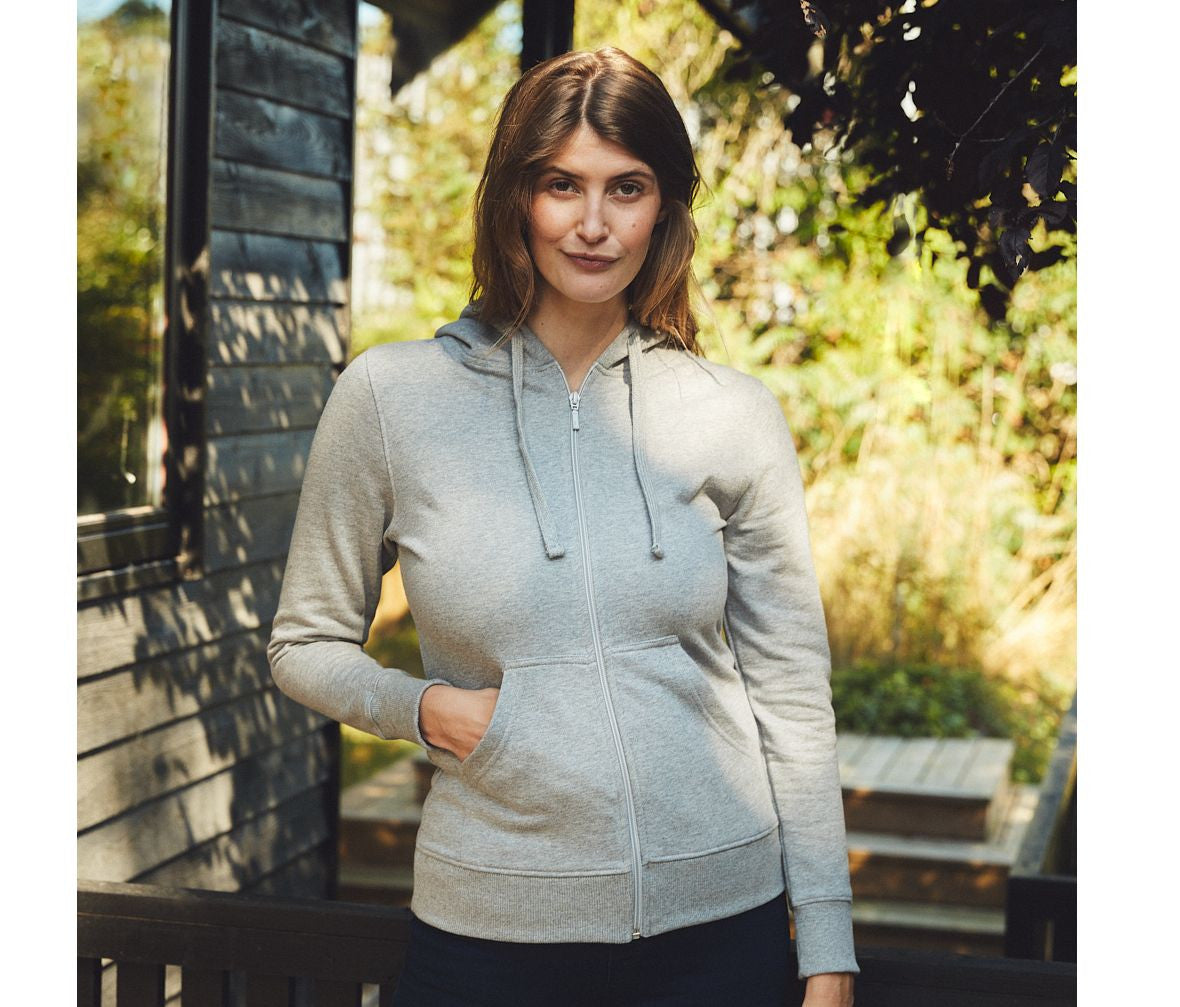NEUTRAL LADIES HOODIE WITH ZIP