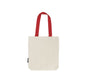 NEUTRAL TWILL BAG WITH CONTRAST HANDLES