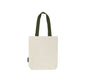 NEUTRAL TWILL BAG WITH CONTRAST HANDLES
