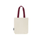 NEUTRAL TWILL BAG WITH CONTRAST HANDLES