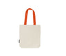 NEUTRAL TWILL BAG WITH CONTRAST HANDLES