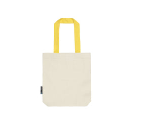 TWILL BAG WITH CONTRAST HANDLES