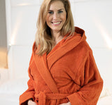 THE ONE TOWELLING BATHROBE HOODED