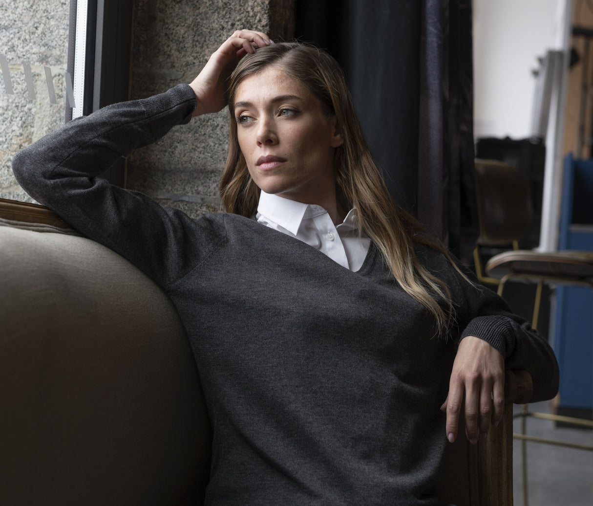 PEN DUICK LADIES V NECK