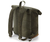 QUADRA HERITAGE WAXED CANVAS BACKPACK