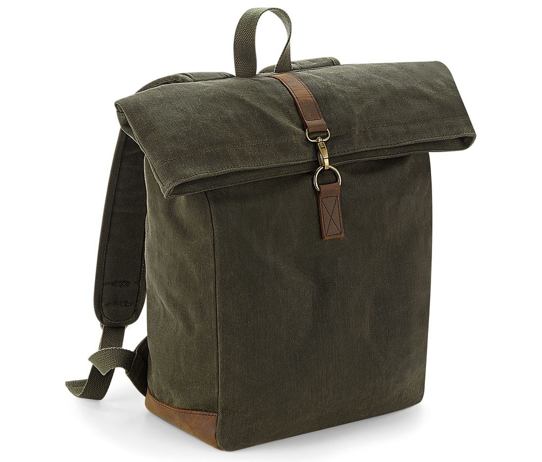 QUADRA HERITAGE WAXED CANVAS BACKPACK