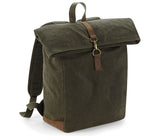 QUADRA HERITAGE WAXED CANVAS BACKPACK