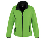 RESULT WOMENS PRINTABLE SOFTSHELL JACKET